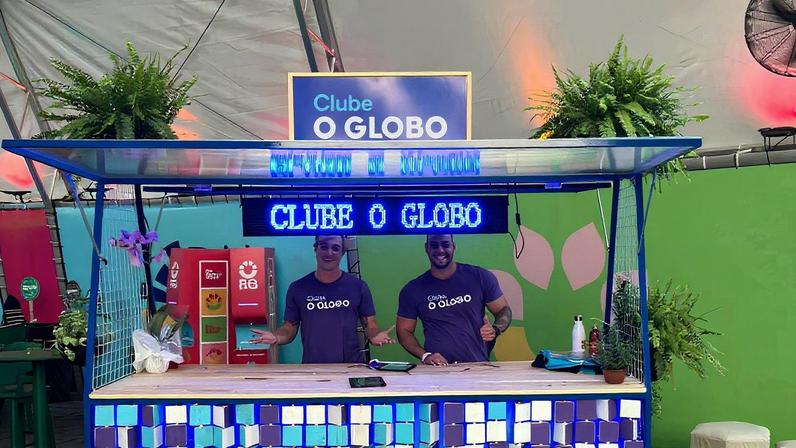 Stand do Clube O GLOBO (Foto: Divulgação)