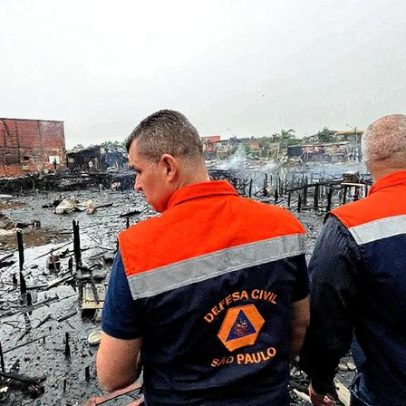 Incêndio atinge comunidade de palafitas em Santos pela segunda vez em outubro