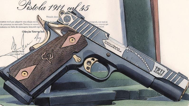 Taurus já criou arma em homenagem ao Sete de Setembro (Foto: Divulgação/ Taurus)