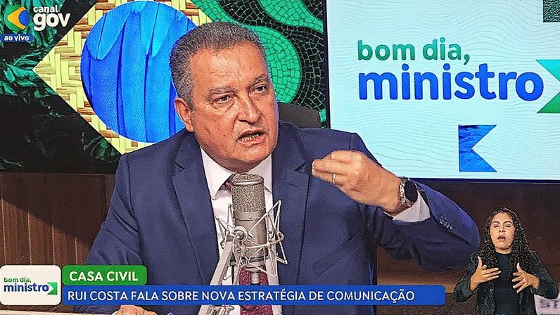 Ministro da Casa Civil, Rui Costa — Foto: EBC/Reprodução