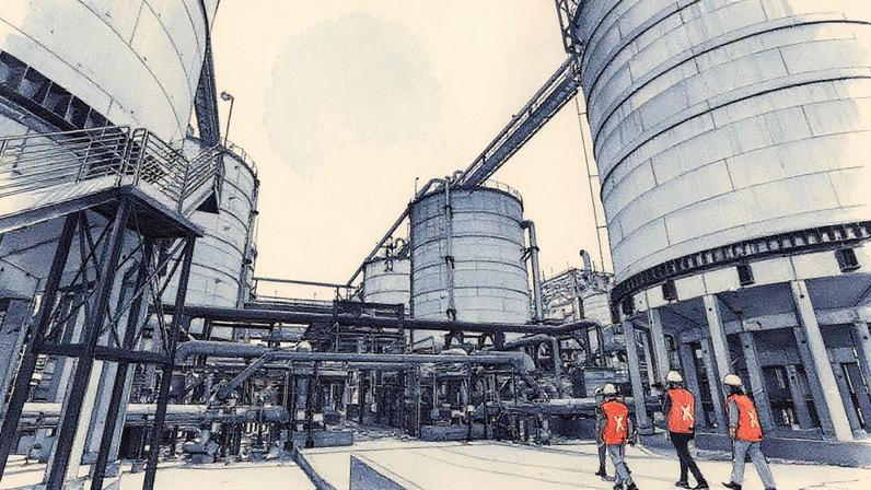 Além do etanol, a Inpasa, a maior refinaria de milho da América Latina, produz 1 milhão de toneladas de DDGS, proteína de alto valor agregado (Foto: Tiago Queiroz/Estadão)