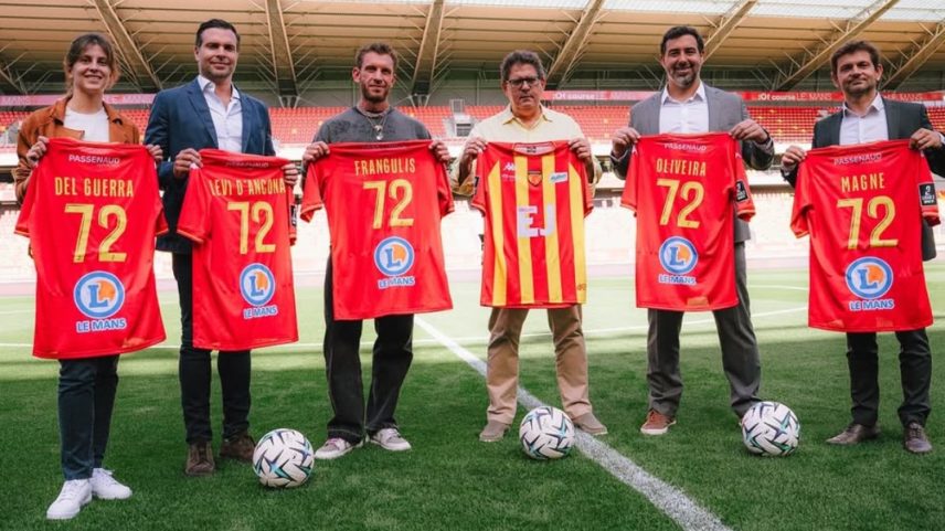Novos donos do Le Mans FC (Foto: Reprodução)