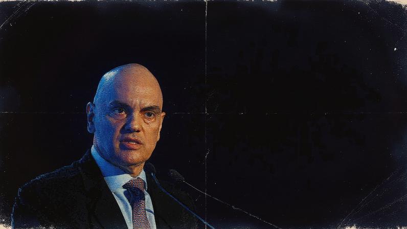 Alexandre de Moraes discursa em evento do Lide, no Rio de Janeiro (Foto: Reprodução)