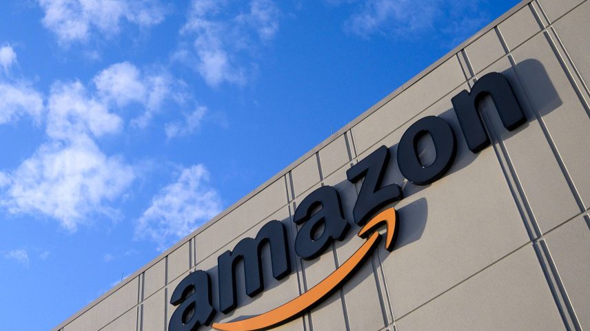Centro de distribuição da Amazon em Staten Island, em Nova York (Foto: Johannes Eisele/AFP)