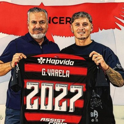 Flamengo renova contrato de Varela e garante jogador até 2027