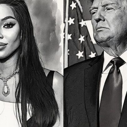Modelos discutem política e moda em evento com presença de Trump