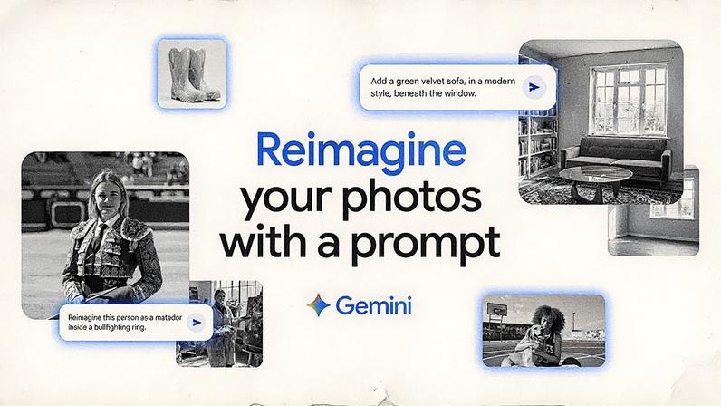 Recurso permite editar fotos com comandos de texto, mantendo fidelidade visual. (Foto: Reprodução/Google)