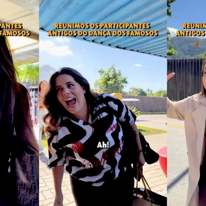 Famosos se reúnem em evento especial da Dança dos Famosos com ex-participantes
