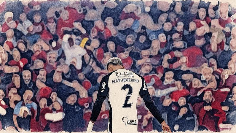 Matheuzinho deu assistência para Gui Negão marcar na vitória do Corinthians sobre o Athletico-PR pela Copa do Brasil. (Foto: Rodrigo Coca/Agência Corinthians)