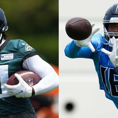 A.J. Brown expressa tristeza pela troca de Treylon Burks no draft de 2022