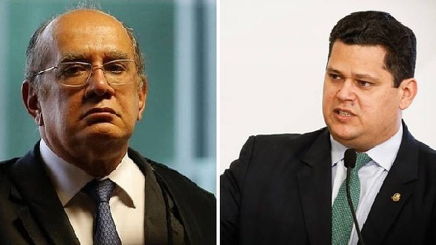 Gilmar Mendes e Davi Alcolumbre (Foto: Montagem O GLOBO)