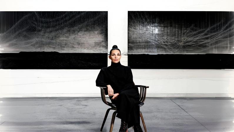 Retrato de Teresita Fernández, por Axel Dupeux (Foto: Cortesia do artista e Lehmann Maupin, Nova York, Seul e Londres)