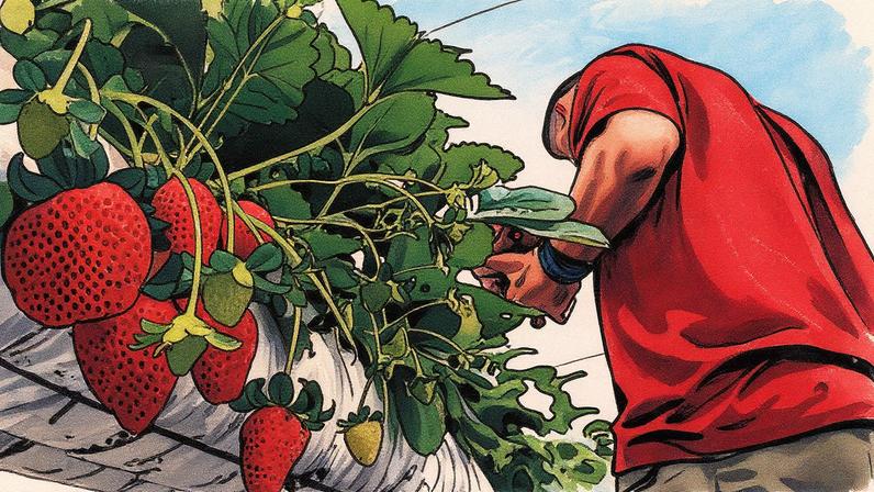 Morango: desafios logísticos e de plantio estão no caminho para a expansão da produção da fruta (Foto: João Florentino/Getty Images)