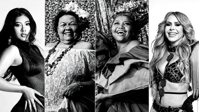 Zaynara, Dona Onete, Gaby Amarantos e Joelma: força do Pará (Foto: Divulgação)