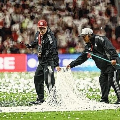 Inter é punido por lançamento de papel picado em partida contra o Flamengo