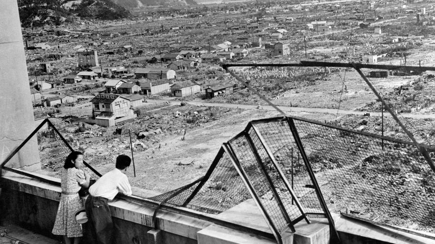 Área de Hiroshima três anos após a cidade ser atingida por uma bomba atômica (Foto: AFP)