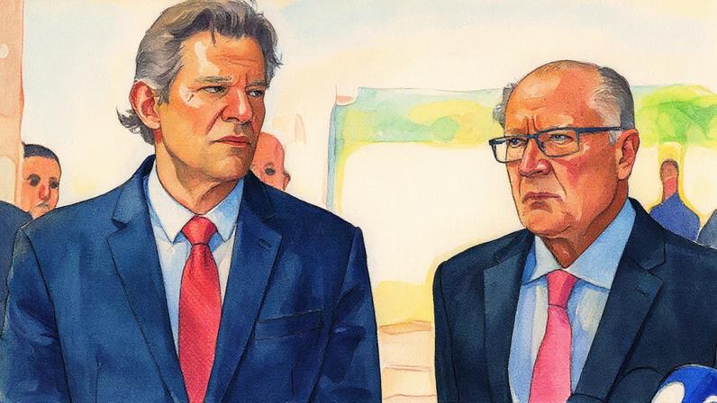 INCERTEZA - Haddad e Alckmin: novas parcerias na pauta, mas o histórico de isolamento preocupa (Foto: Ton Molina/Fotoarena)