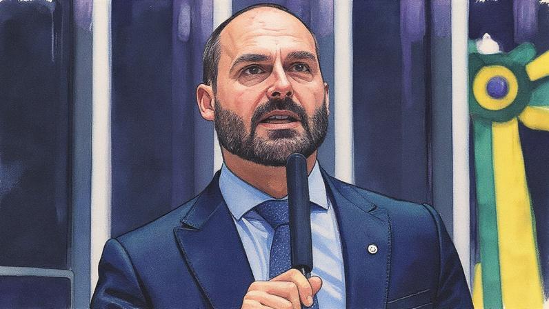 Deputado federal Eduardo Bolsonaro (PL-SP). (Foto: Mário Agra/Câmara dos Deputados)