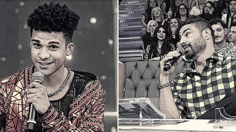 Lucas Leto e Cauã Reymond (Foto: TV Globo)