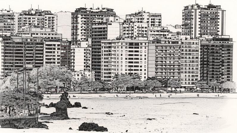 Vista da Praia de Icaraí: bairro é valorizado por quem busca imóvel de aluguel pela oferta no número de serviços e transporte público — Foto: Roberto Moreyra/26-9-2023