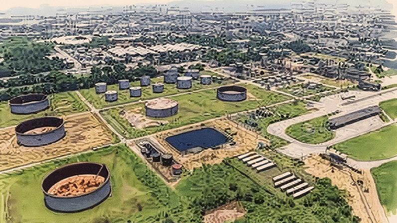 Refinaria de Manguinhos (Refit) — Foto: Reprodução