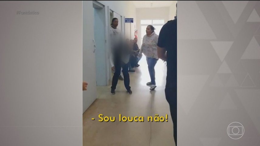 Profissionais da saúde denunciam rotina de violência (Foto: Reprodução/TV Globo)