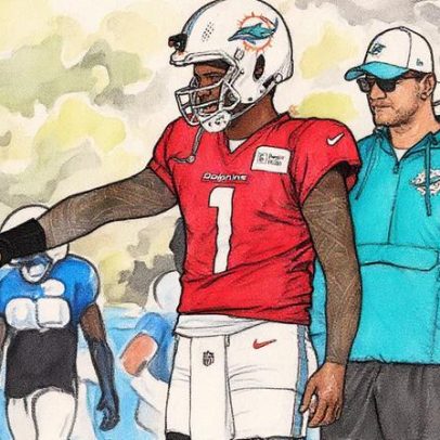 Dolphins enfrentam dia 'frustrante' em treino conjunto com os Lions