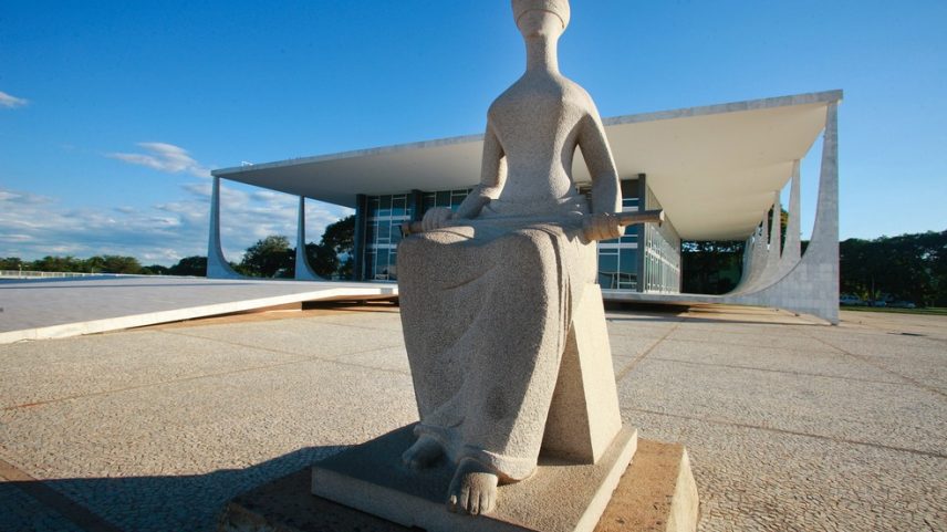 Fachada do Supremo Tribunal Federal (STF), em Brasília, com estátua da Justiça em destaque. (Foto: Divulgação/STF)