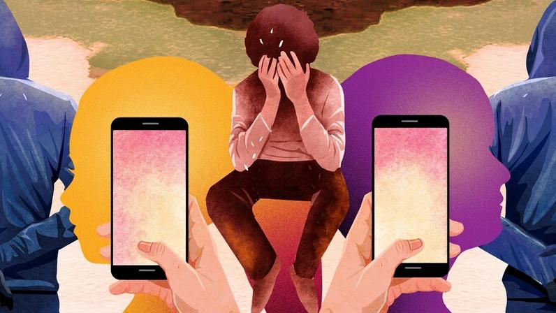 Uso de redes sociais por crianças e adolescentes em debate (Foto: Editoria de Arte)