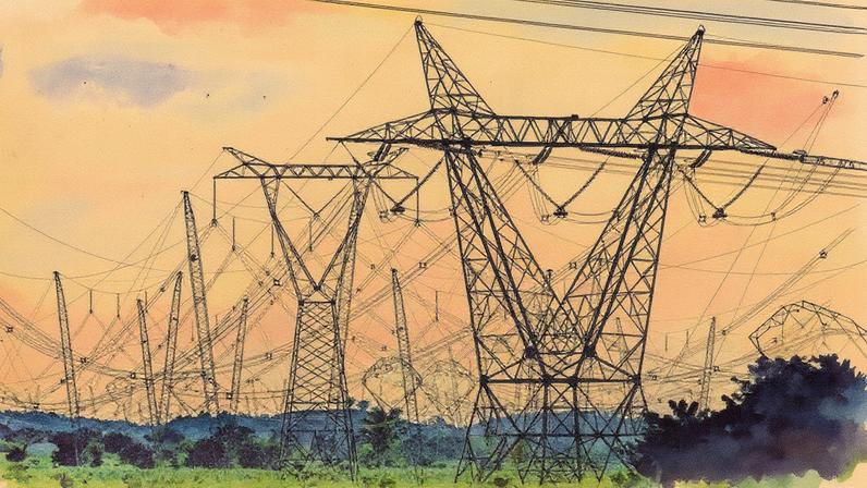 Torres de transmissão de energia elétrica no Pará (Foto: REUTERS/Paulo Santos)