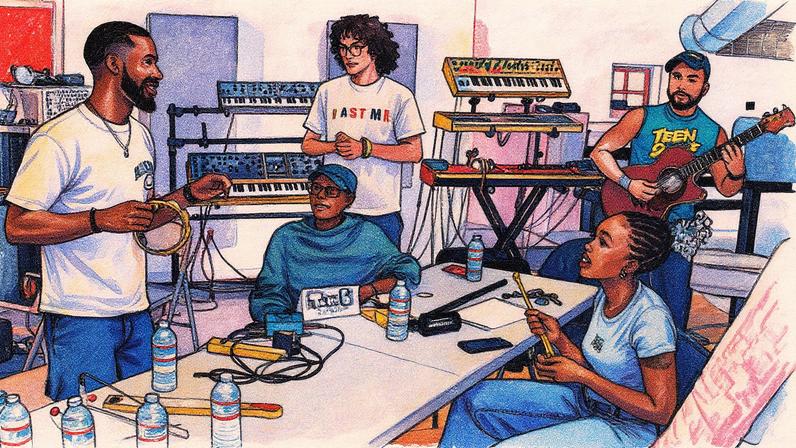 Donald Glover compartilha por que estava ansioso para hospedar o Creator Camp da Sony em seu complexo Gilga em Ojai, Califórnia. (Foto: Reprodução)