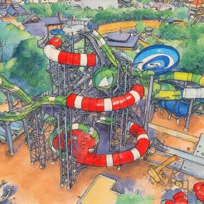 Parque aquático de SP revela toboágua inspirado em Dubai, o maior do mundo