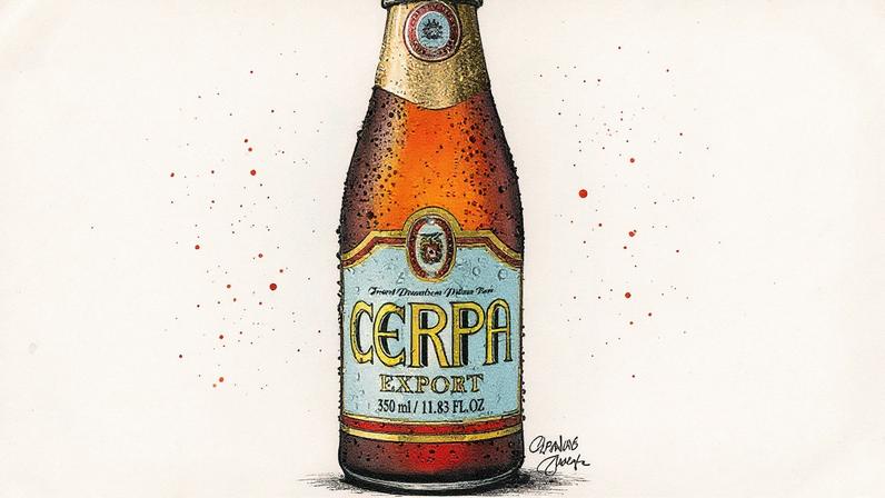 Cerveja Cerpa em lata com rótulo colorido (Foto: Reprodução)
