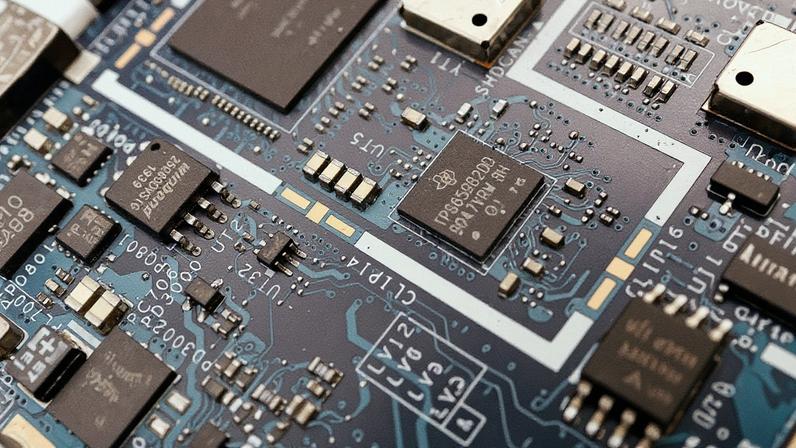Chips em placa de circuito (Foto: Florence Lo - 25.fev.22/Reuters)