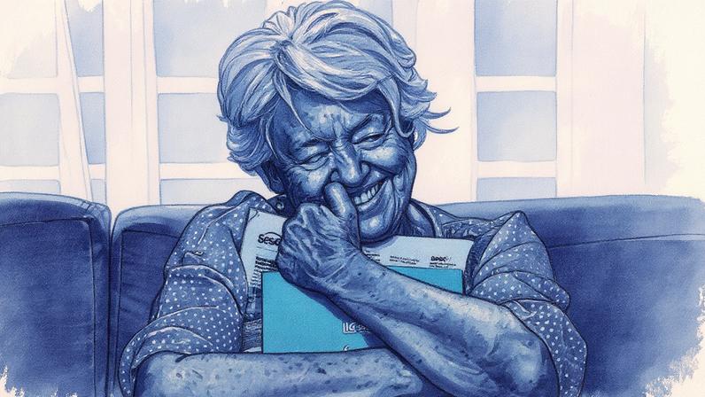 Pintura feita pela poeta Adélia Prado (Foto: Acervo pessoal)