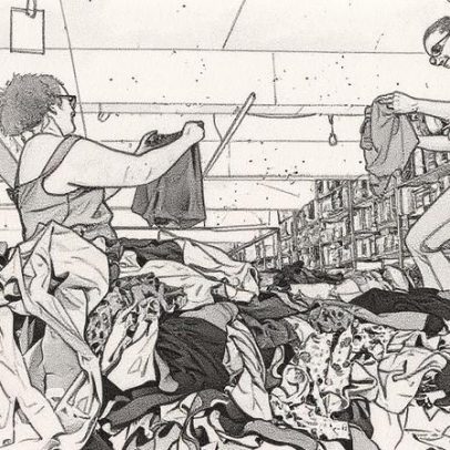 Lojas de roupas por quilo atraem clientes em busca de garimpos e ofertas especiais