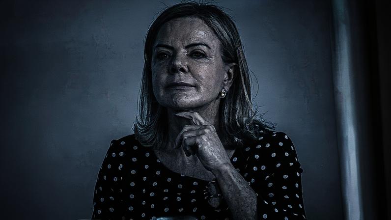 Ministra Gleisi Hoffmann no Palácio do Planalto (Foto: Brenno Carvalho / Agência O Globo)