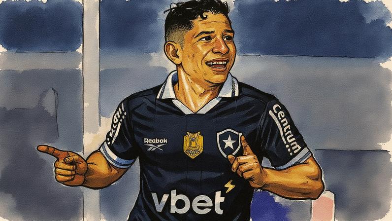Savarino voltou a marcar pelo Botafogo (Foto: Vítor Silva/Botafogo)