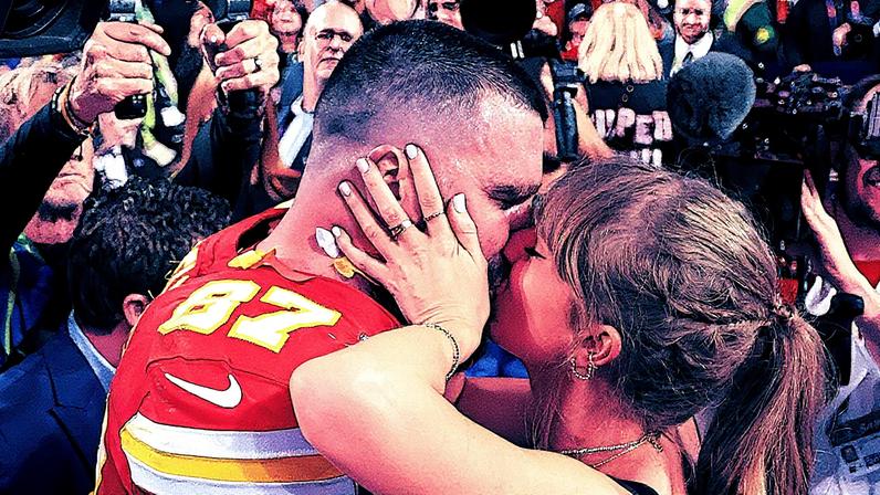 Taylor Swift acompanha Travis Kelce nas partidas do Kansas City Chiefs (Foto: Reprodução)
