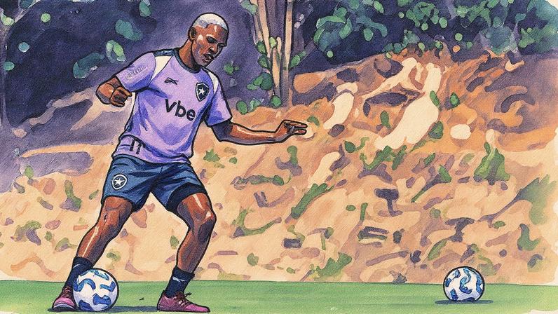 Jeffinho tem tido problemas para atuar pelo Botafogo nos últimos meses (Foto: Vitor Silva/Botafogo)