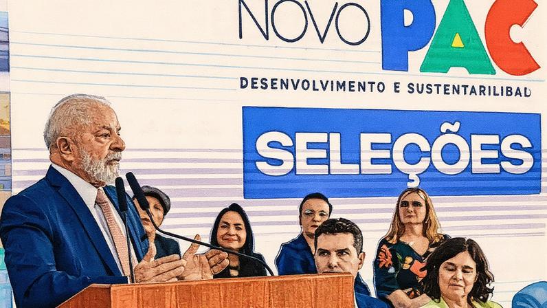 Lula no lançamento do PAC Seleções, há quase dois anos (Foto: Ricardo Stuckert)