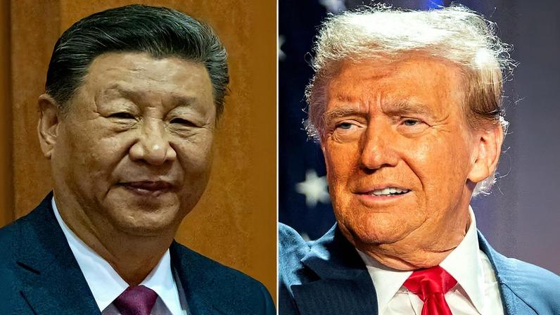 As duas maiores economias do mundo tentam chegar a um acordo para reduzir as tensões comerciais (Foto: Anthony Kwan and Allison ROBBERT / AFP)