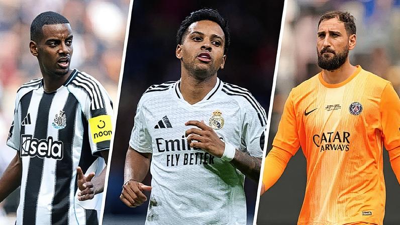 Situações de Isak, Rodrygo e Donnarumma prometem agitar reta final da janela na Europa (Foto: ESPN - Getty Images)