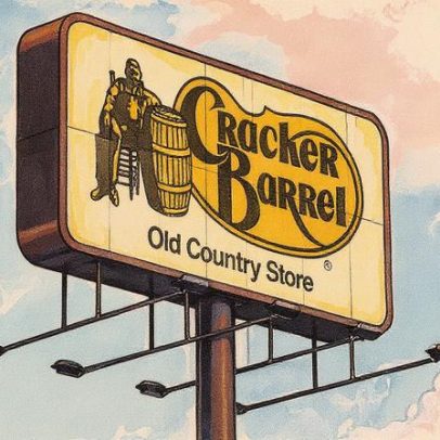 Ações da Cracker Barrel despencam após críticas ao novo logo e reposicionamento da marca