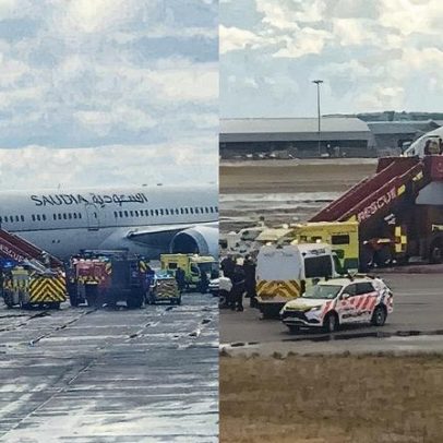 Passageiro é detido após agredir comissário e tentar abrir porta de avião em Londres
