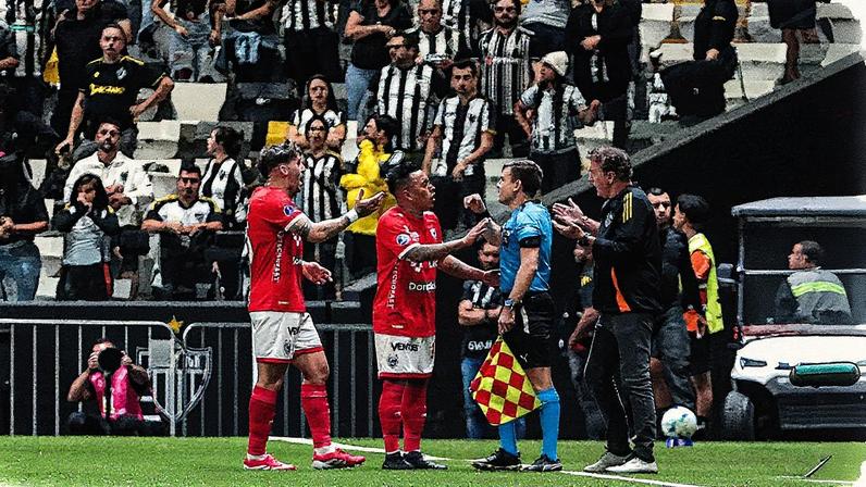 Partida entre Atlético-MG e Club Sportivo Cienciano (PER), válida pela fase de grupos da Copa Sul-americana, disputada na Arena MRV (Foto: Rodney Costa/Zimel Press/Agência O Globo)