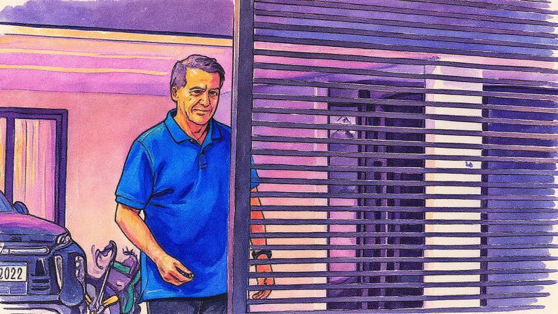 O ex-presidente Jair Bolsonaro em sua casa, onde está em prisão domiciliar (Foto: Brenno Carvalho/Agência O Globo/27-08-2025)
