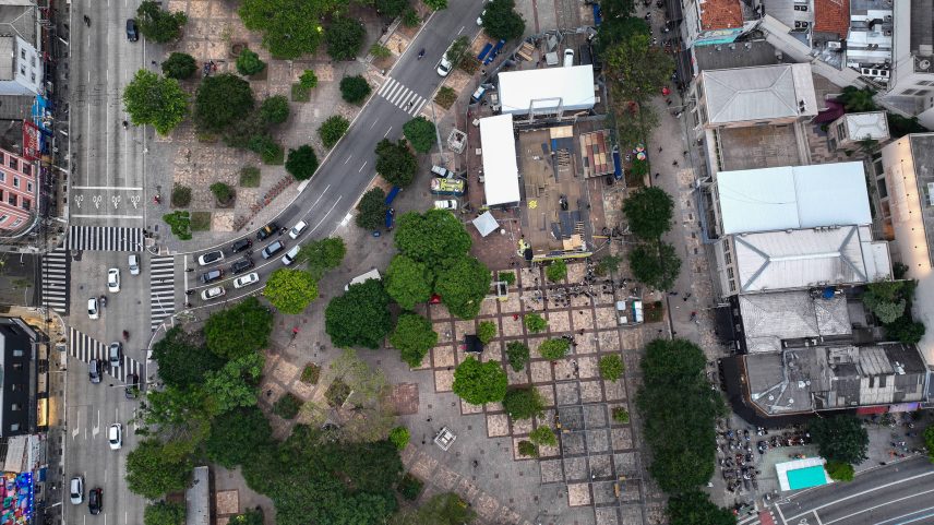 Largo da Batata localizado no distrito de Pinheiros, na cidade de São Paulo (Foto: Allison Sales/Folhapress)