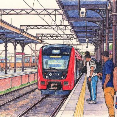 Trem descarrila em São Paulo e causa congestionamento na Linha Rubi da CPTM