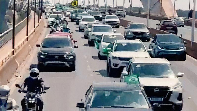 Carreata percorreu avenidas de Brasília neste domingo, 31 de agosto de 2025 (Foto: Reprodução)